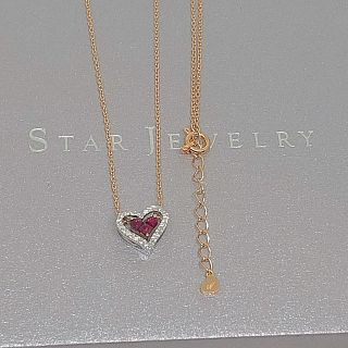 スタージュエリー(STAR JEWELRY)の【最終値下げ】スタージュエリー  ミステリアスハートネックレス 限定品(ネックレス)