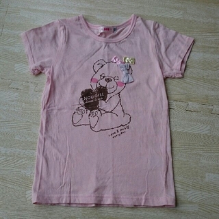 ベベ(BeBe)のとまとん様専用 nou【130】半袖Tシャツ ピンク 女の子(Tシャツ/カットソー)