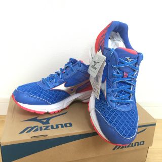 ミズノ(MIZUNO)の新品 23.0㎝ ミズノ ウェーブライダー 19 レディース ランニング ワイド(シューズ)