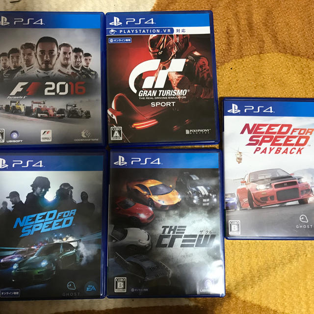 Ps4ソフト 5本組 車系多の通販 By あゆたまん S Shop ラクマ