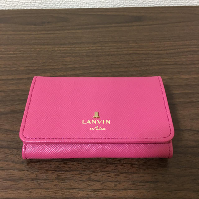 LANVIN(ランバン)のLAVIN（ランバン ）名刺入れ ピンク レディースのファッション小物(名刺入れ/定期入れ)の商品写真