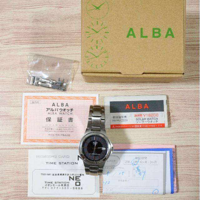 ALBA(アルバ)のアルバ メンズ 腕時計（ソーラー） メンズの時計(腕時計(アナログ))の商品写真