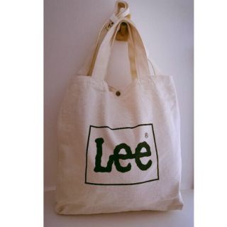 リー(Lee)のLee 2WAYビッグトートバッグ(WHITE)(トートバッグ)