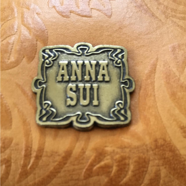 ANNA SUI 革製 型押し ハンドバッグ