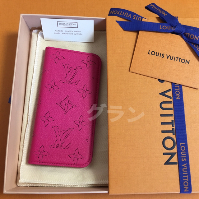 LOUIS VUITTON マヒナ　ピンク　スマホケース　iPhone7 ケース