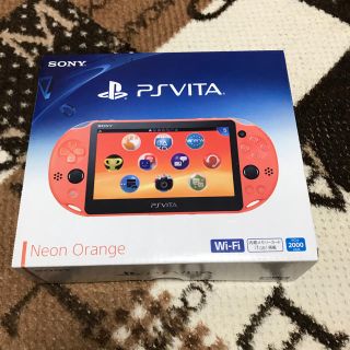 ソニー(SONY)のpsvita ネオンオレンジ 極美品(携帯用ゲーム機本体)