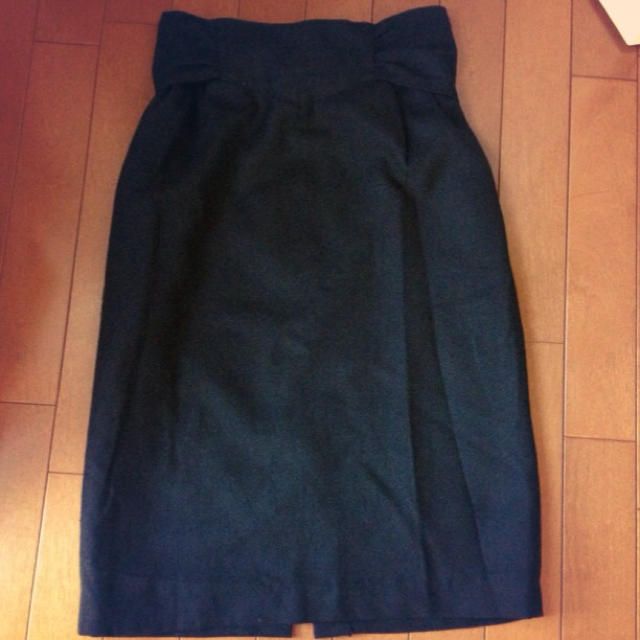 値下げ！リボンウエストのタイトスカート レディースのスカート(ひざ丈スカート)の商品写真