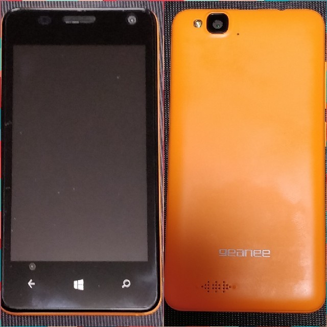 Microsoft(マイクロソフト)のgeanee WPJ40-10-BK Windows®10 mobile スマホ/家電/カメラのスマートフォン/携帯電話(スマートフォン本体)の商品写真