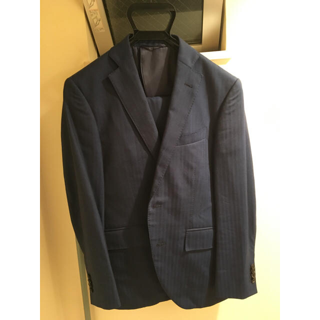 THE SUIT COMPANY - スーツカンパニー 160-8drop ライトネイビーの通販