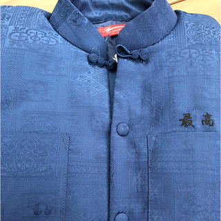 シュプリーム(Supreme)のsupreme mandarin jacket msize navy(その他)
