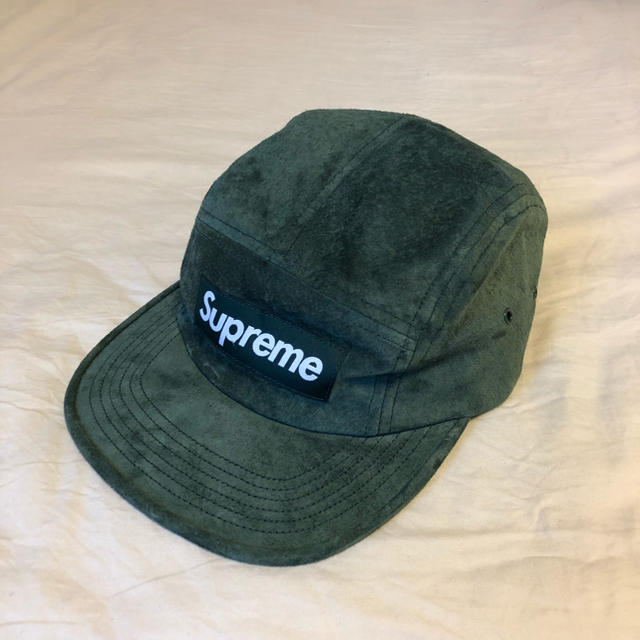 Supreme(シュプリーム)のSupreme 18ss Suede Camp Cap Green メンズの帽子(キャップ)の商品写真