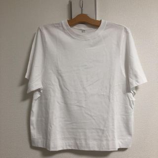 ユニクロ(UNIQLO)のユニクロ*クロップドクルーネックT L(Tシャツ(半袖/袖なし))