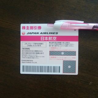 ジャル(ニホンコウクウ)(JAL(日本航空))のJAL株主優待券1枚(航空券)