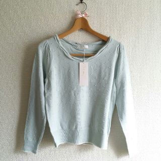 フェルゥ(Feroux)のタグ付き新品♡feroux　ミントグリーンニット(ニット/セーター)