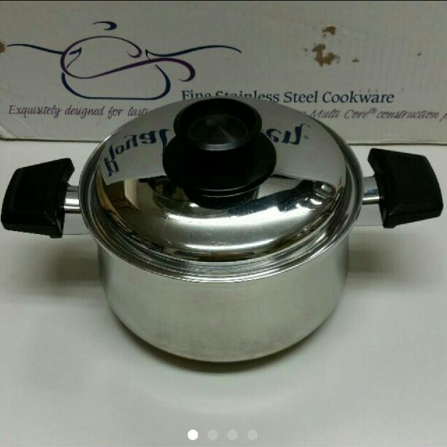 国内正規□ ロイヤルクイーン IH対応品 3コート蓋付き 品 - 調理道具
