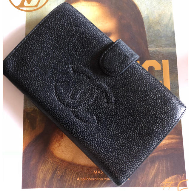 ファッション小物CHANEL♡キャビアスキン長財布