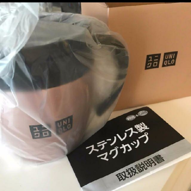 UNIQLO(ユニクロ)のステンレス マグカップ ピンクゴールド インテリア/住まい/日用品のキッチン/食器(タンブラー)の商品写真