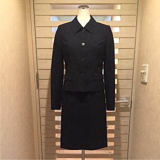 ハロッズ(Harrods)のハロッズ（Harrods）お受験濃紺ワンピーススーツ サイズ2 学校説明会(スーツ)