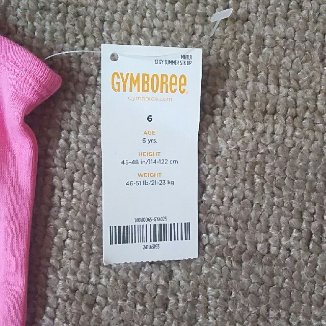 GYMBOREE(ジンボリー)の新品 ジンボリーのタンクトップ 120 キッズ/ベビー/マタニティのキッズ服女の子用(90cm~)(Tシャツ/カットソー)の商品写真