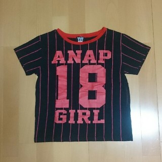 アナップ(ANAP)のANAP GIRL♡ナンバープリントTシャツ XS(Tシャツ/カットソー)