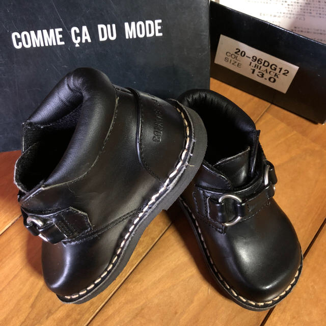 COMME CA DU MODE(コムサデモード)のCOMME ÇA DU MODE 13センチ 数時間着用 black フォーマル キッズ/ベビー/マタニティのベビー靴/シューズ(~14cm)(フォーマルシューズ)の商品写真