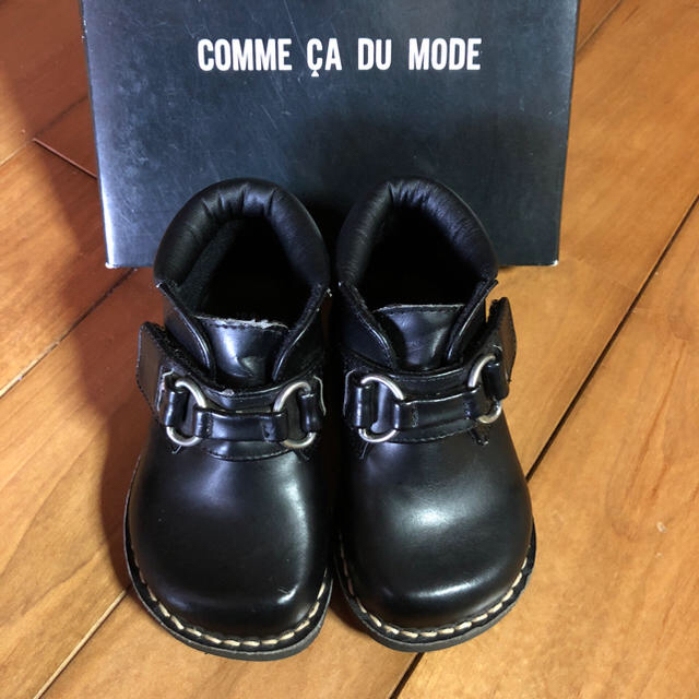 COMME CA DU MODE(コムサデモード)のCOMME ÇA DU MODE 13センチ 数時間着用 black フォーマル キッズ/ベビー/マタニティのベビー靴/シューズ(~14cm)(フォーマルシューズ)の商品写真