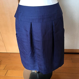 クリアインプレッション(CLEAR IMPRESSION)のクリアインプレッション 春夏物スカート L美品(ひざ丈スカート)