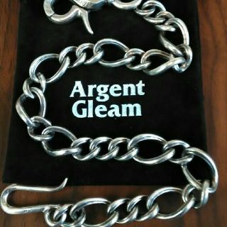 Argent GleamウォレットチェーンGHOST