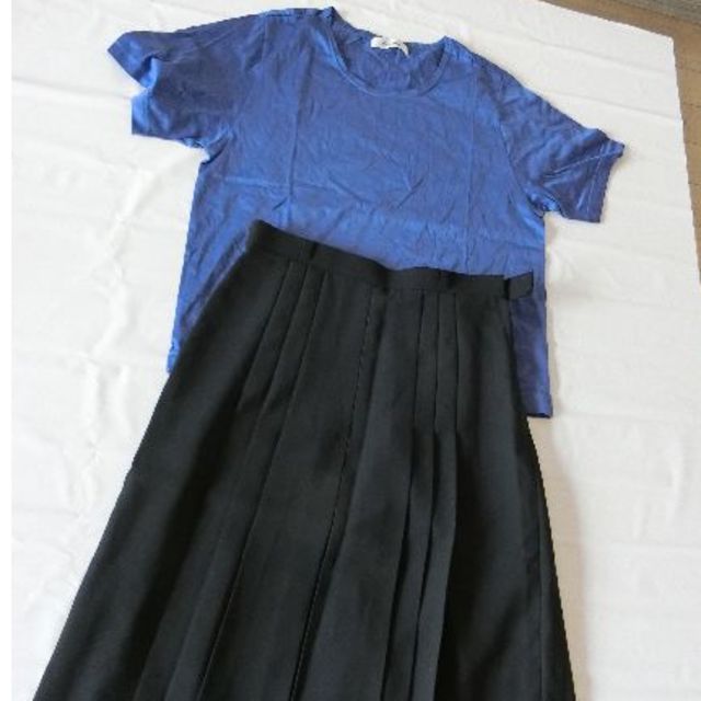 昭和レトロ　プリーツスカート　☆古着☆70年代☆80年代　vintage use レディースのスカート(ひざ丈スカート)の商品写真