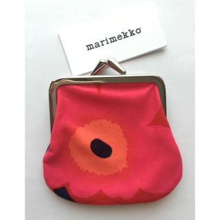 マリメッコ(marimekko)のあお様ご専用 新品 マリメッコ ポーチ がま口 UNIKKO レッド(コインケース)