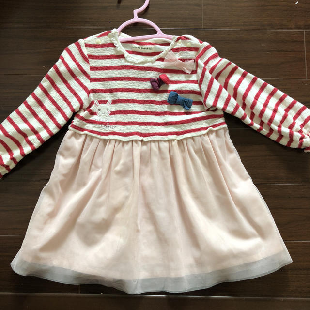 coeur a coeur(クーラクール)のクーラクール チュニック 90 キッズ/ベビー/マタニティのキッズ服女の子用(90cm~)(ワンピース)の商品写真