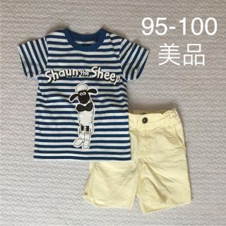 ブランシェス(Branshes)のTシャツ&パンツセット 95-100 2-3歳 ひつじのショーン oldnavy(Tシャツ/カットソー)