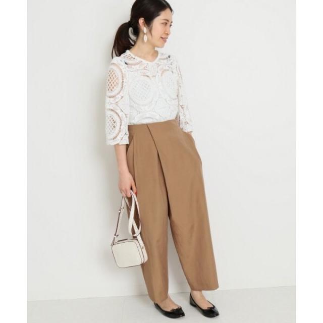 IENA - IENA イエナ リヨセル リネン ペグトップ パンツ