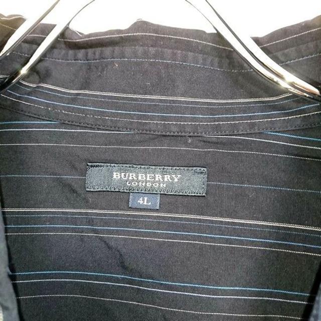 BURBERRY(バーバリー)のビッグサイズ バーバリー ストライプ 半袖シャツ 4L burberry メンズのトップス(シャツ)の商品写真