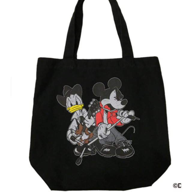 Disney(ディズニー)のB’z エキシビション ディズニートート 黒☆ エンタメ/ホビーのタレントグッズ(ミュージシャン)の商品写真