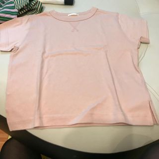 ジーユー(GU)のgu 110 ピンク tシャツ(Tシャツ/カットソー)