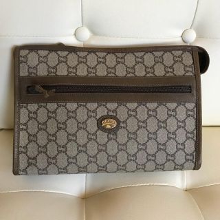 グッチ(Gucci)の美品 GUCCI オールドグッチ プラス クラッチ セカンド バッグ (クラッチバッグ)