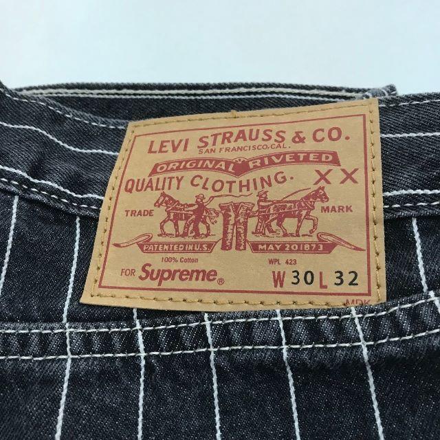 18ss Supreme Levis Pinstripe 550 Jeans 2