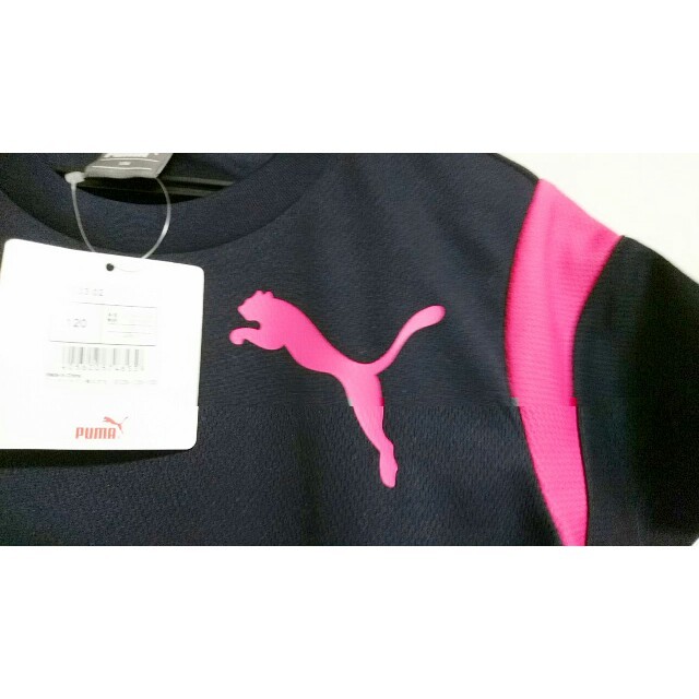 PUMA(プーマ)のプーマ スポーツTシャツ(新品) キッズ/ベビー/マタニティのキッズ服女の子用(90cm~)(Tシャツ/カットソー)の商品写真