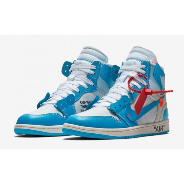 込 NIKE Jordan1  × Off-White  28cm靴/シューズ