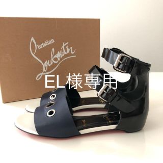 クリスチャンルブタン(Christian Louboutin)のクリスチャンルブタン フラットサンダル 38.5(サンダル)