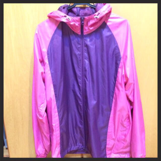 スポーツパーカー♡ピンク×紫 レディースのジャケット/アウター(ブルゾン)の商品写真