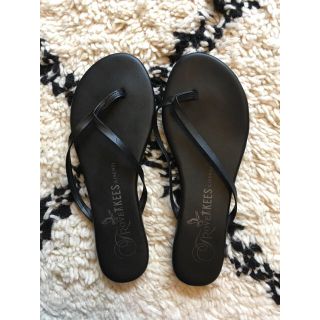 プラージュ(Plage)の【TKEES】美品＊黒37サイズ＊(ビーチサンダル)