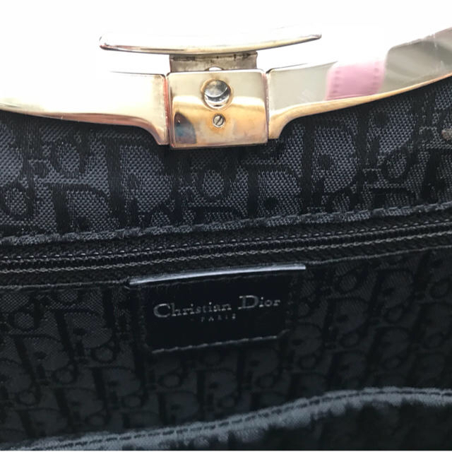 Christian Dior(クリスチャンディオール)のクリスチャン ディオール ハンド バック 美品 パーティーバック ブラック レディースのバッグ(ハンドバッグ)の商品写真