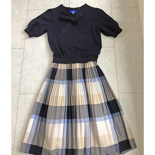 バーバリーブルーレーベル(BURBERRY BLUE LABEL)のクレストブリッジ  ワンピースお値下げ致しました‼️(ひざ丈ワンピース)