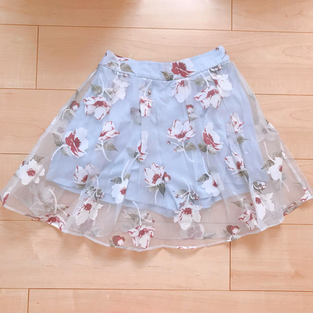 dazzlin dazzlin フラワーオパールシアーミニスカートの通販 by Yukke dazzlin ダズリン スカート キュレット ピンク