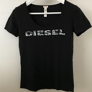 ディーゼル(DIESEL)の美品☆DIESELカットソー(レディース)(カットソー(半袖/袖なし))