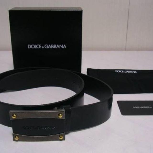 DOLCE&GABBANA(ドルチェアンドガッバーナ)の値下6万 新品 DOLCE＆GABBANA(ドルチェ＆ガッバーナ)ベルト 85 メンズのファッション小物(ベルト)の商品写真