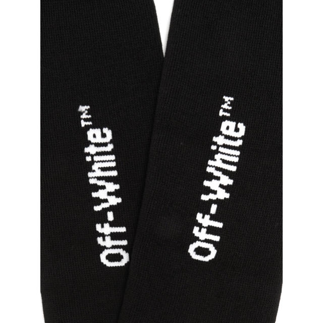 OFF-WHITE(オフホワイト)のoff-white オフホワイト ソックス 靴下 ブラック メンズのレッグウェア(ソックス)の商品写真