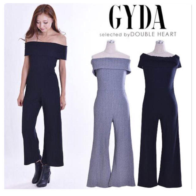 GYDA(ジェイダ)のGYDA オフショルオールインワン レディースのパンツ(オールインワン)の商品写真